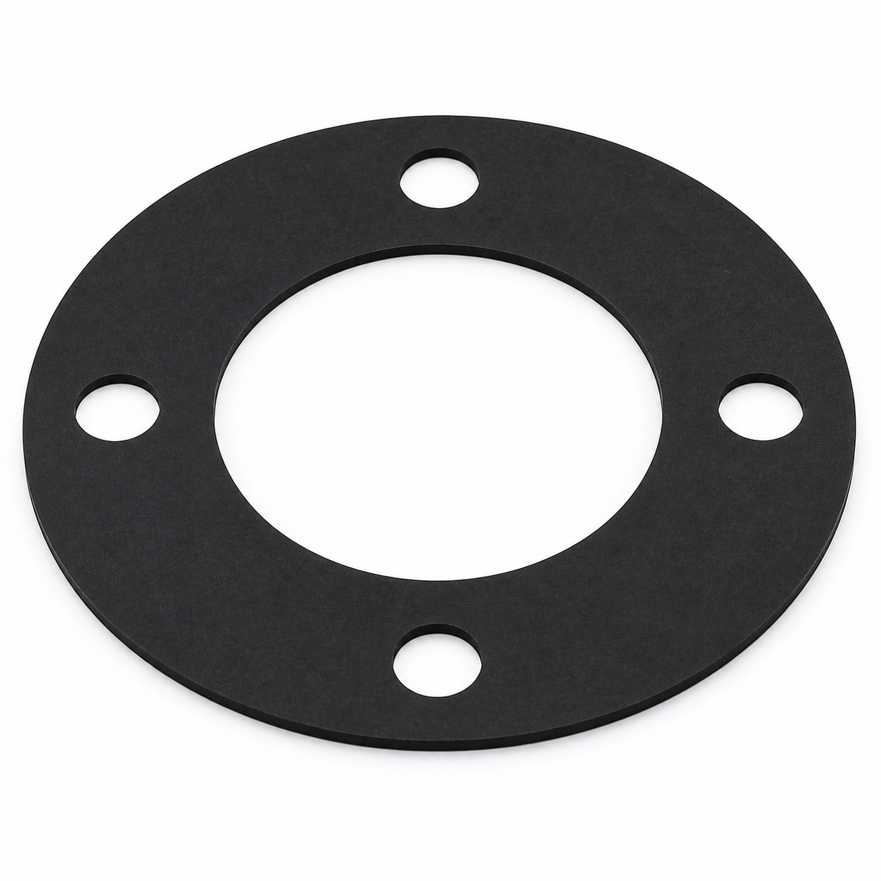 3-inch full-face EPDM rubber water-meter flange gasket with four bolt holes
